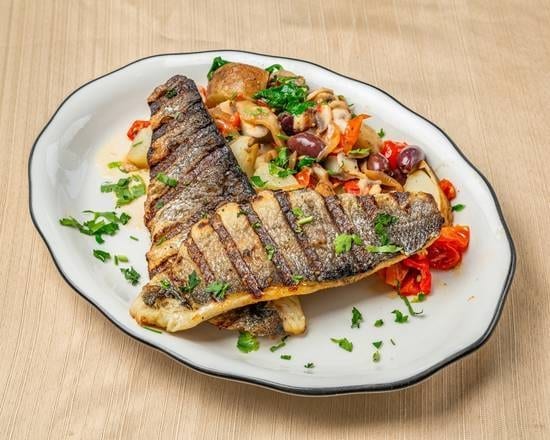 Grilled Branzino.